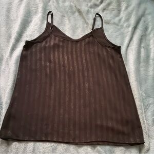 H&M Black Striped Camisole